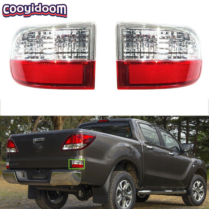 Suitable for Mazda BT50 BT-50 UP UR 2011-2020 Dual Rear Bumper Light Reflector Taillights