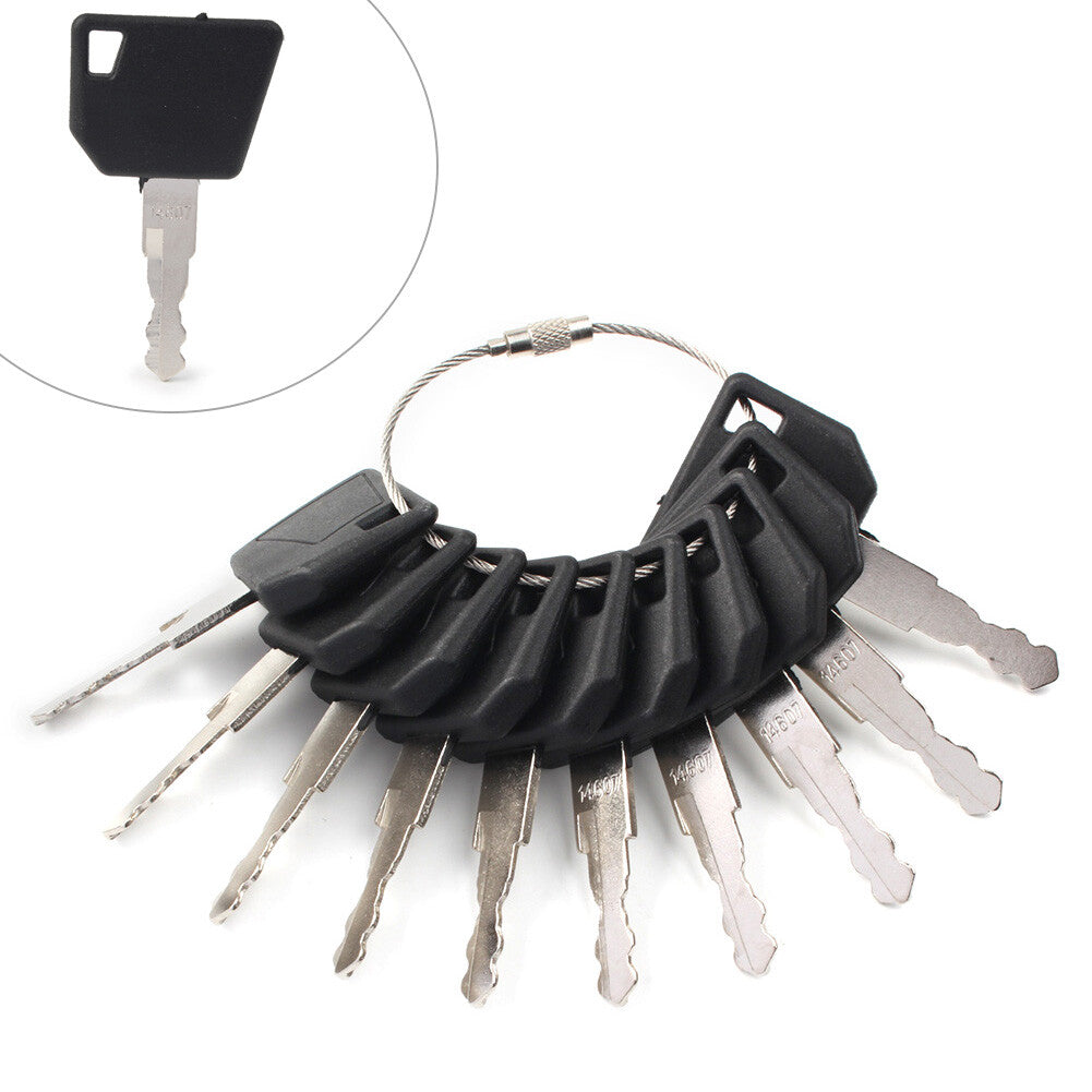 Ignition Keys For JCB Caterpillar Dynapac for Volvo 14607 701/45501 422455 10pcs
