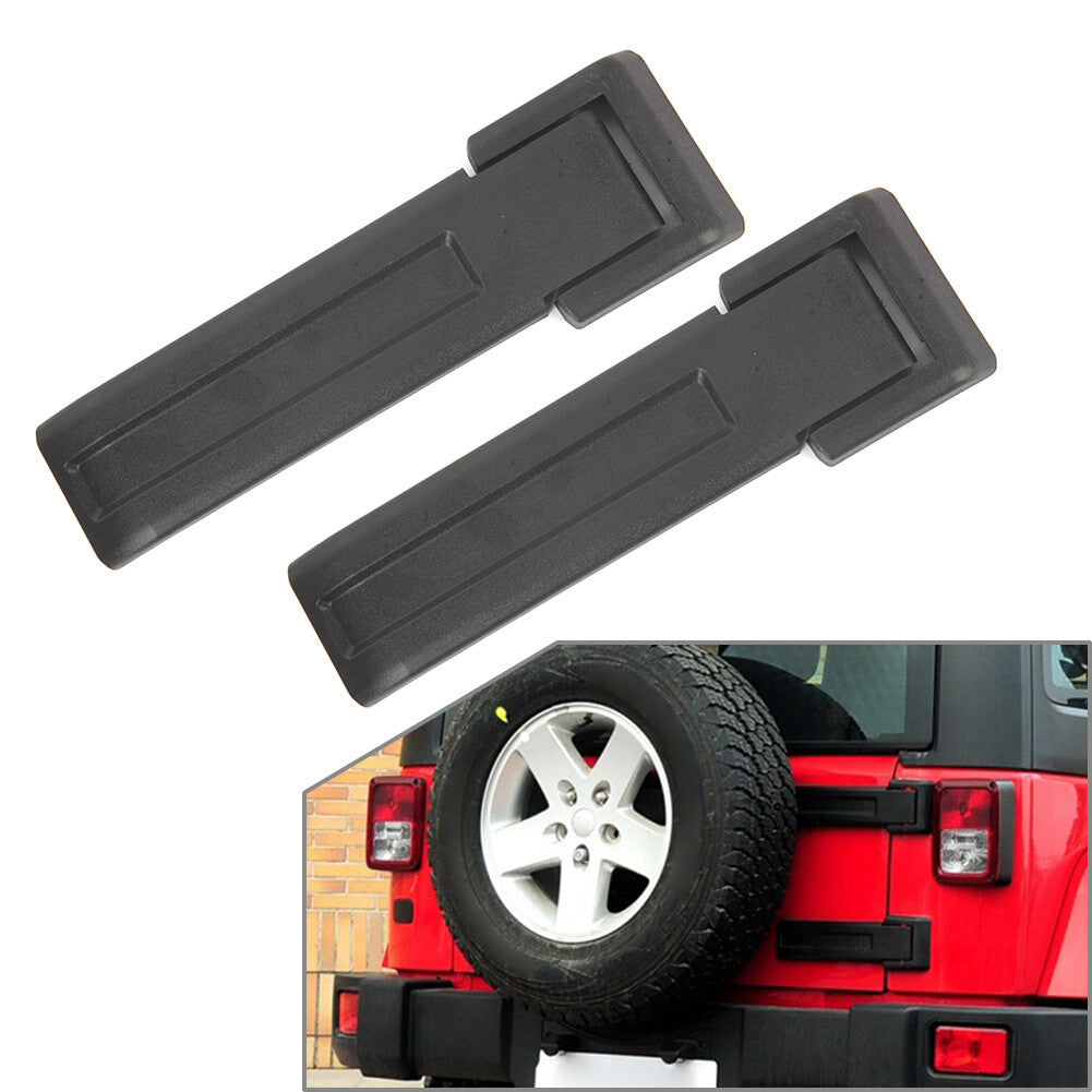 Black Upper Rear Tailgate Hinge Cover for Jeep for Wrangler JK 2007-2018