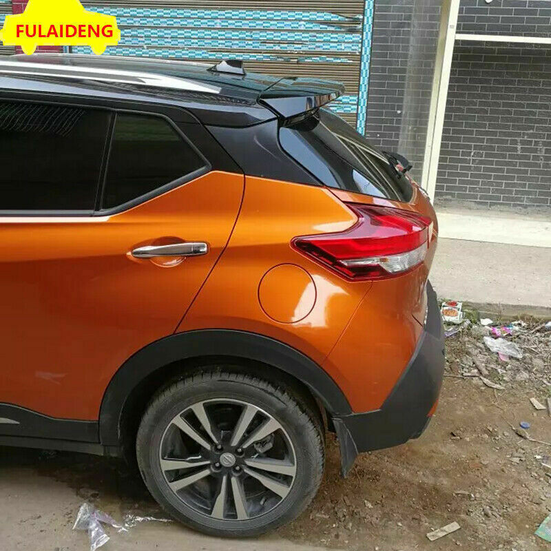 for Nissan Kicks 2017-2021 Glossy Black Rear Trunk Spoiler Lip Tail Wing Cover