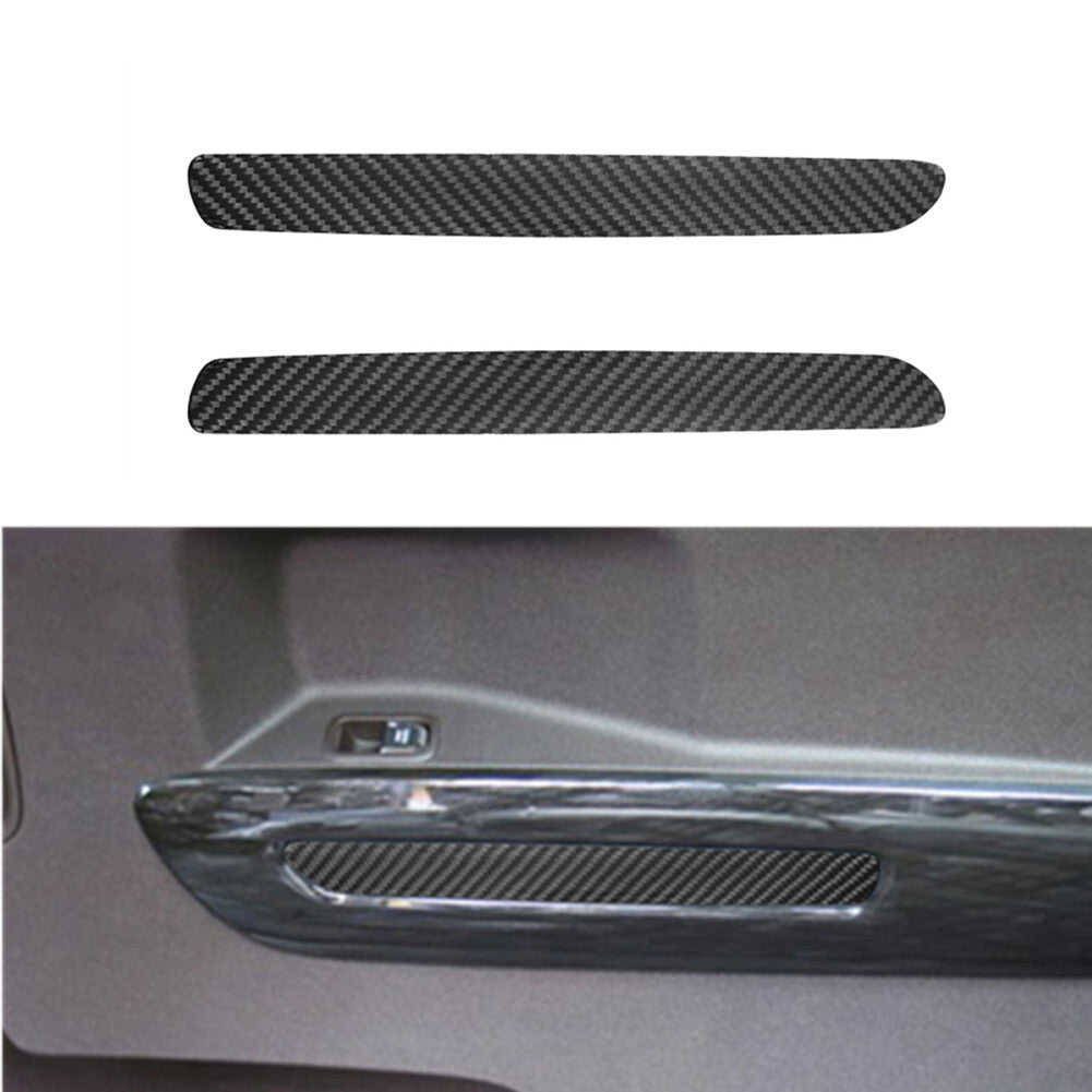 Carbon Fiber Rear Door Inner Panel Trim Cover for KIA Sedona 2015-2016