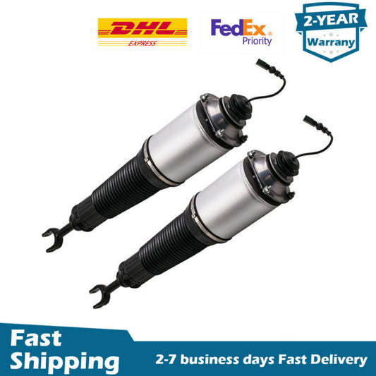 2X Fit for Audi for A8 S8 D3 4E Quattro Front Left Right Air Suspension Struts 2002-2010