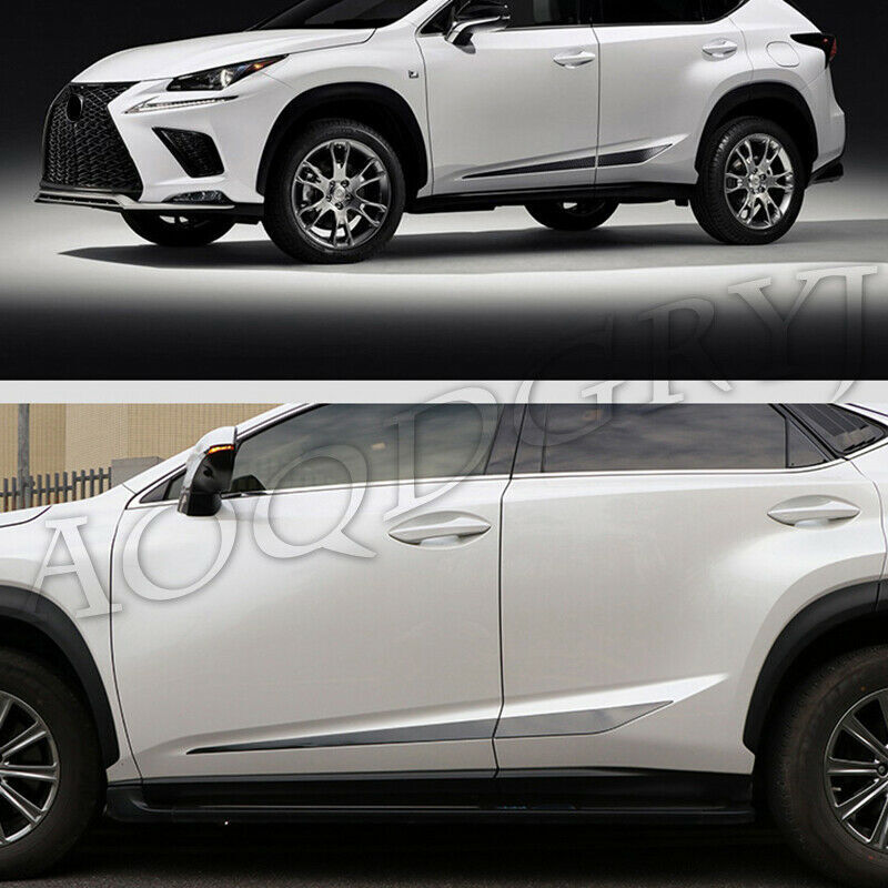 for Lexus NX200T/300H 2015-2021 Carbon Fiber Door Body Side Molding Line Cover