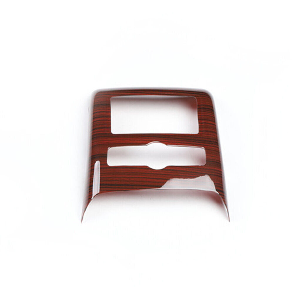 Inner Rear Air Outlet Vent Frame Trim 1PCS Fit for Audi A6L 2005-2011 Red Wood