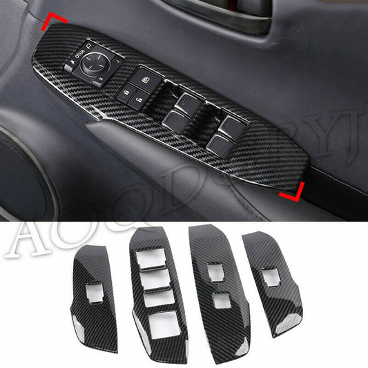 Carbon Fiber Window Lift Moulding Cover Trim for LEXUS NX200T 300H 300 2015-2020