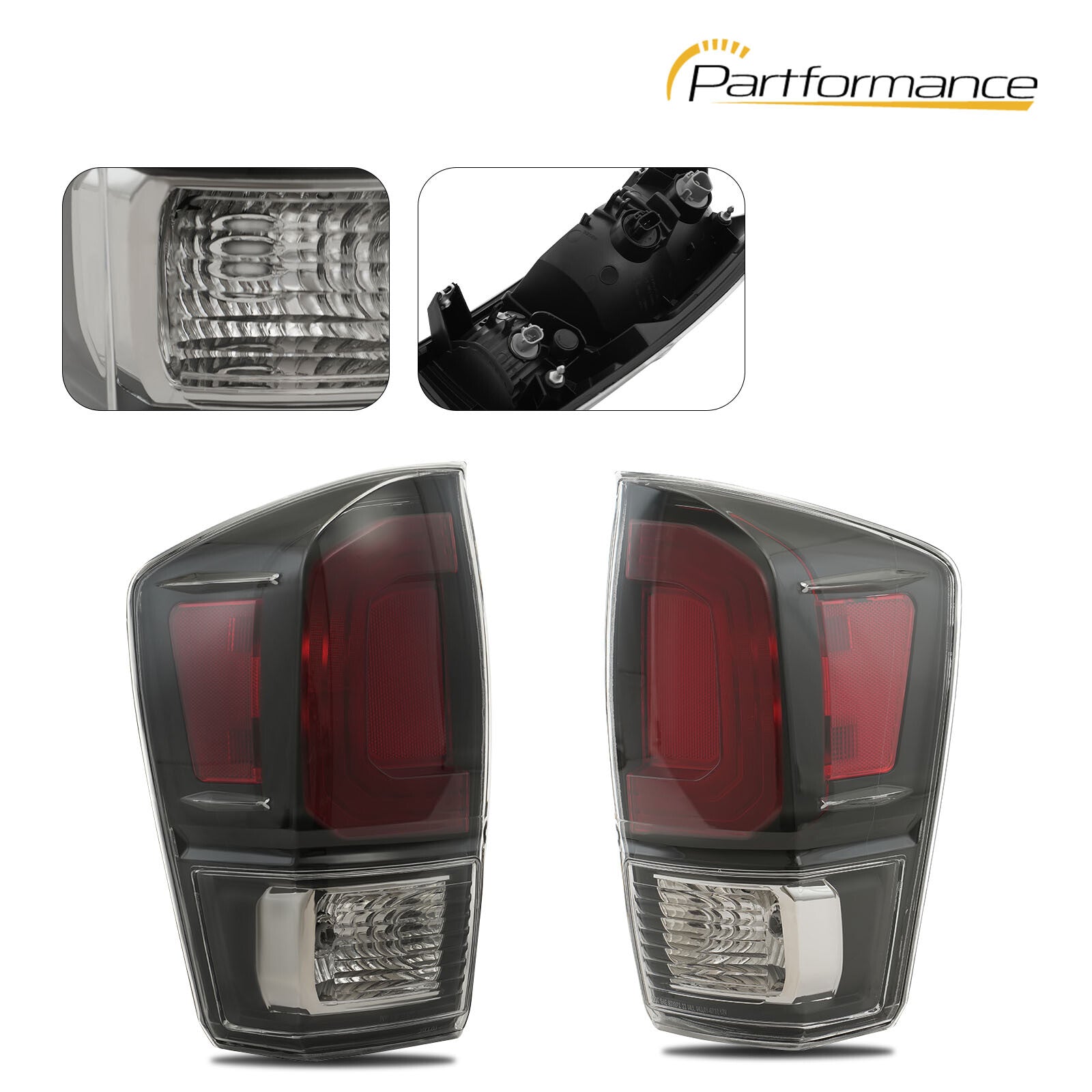 Replacement taillights for 2020-2022 for Toyota Tacoma left and right LED taillights.