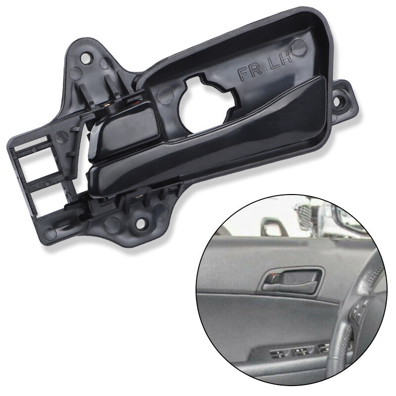 Interior Door Handle Fit For 2009-2012 for Hyundai for Elantra Front Driver Side Black