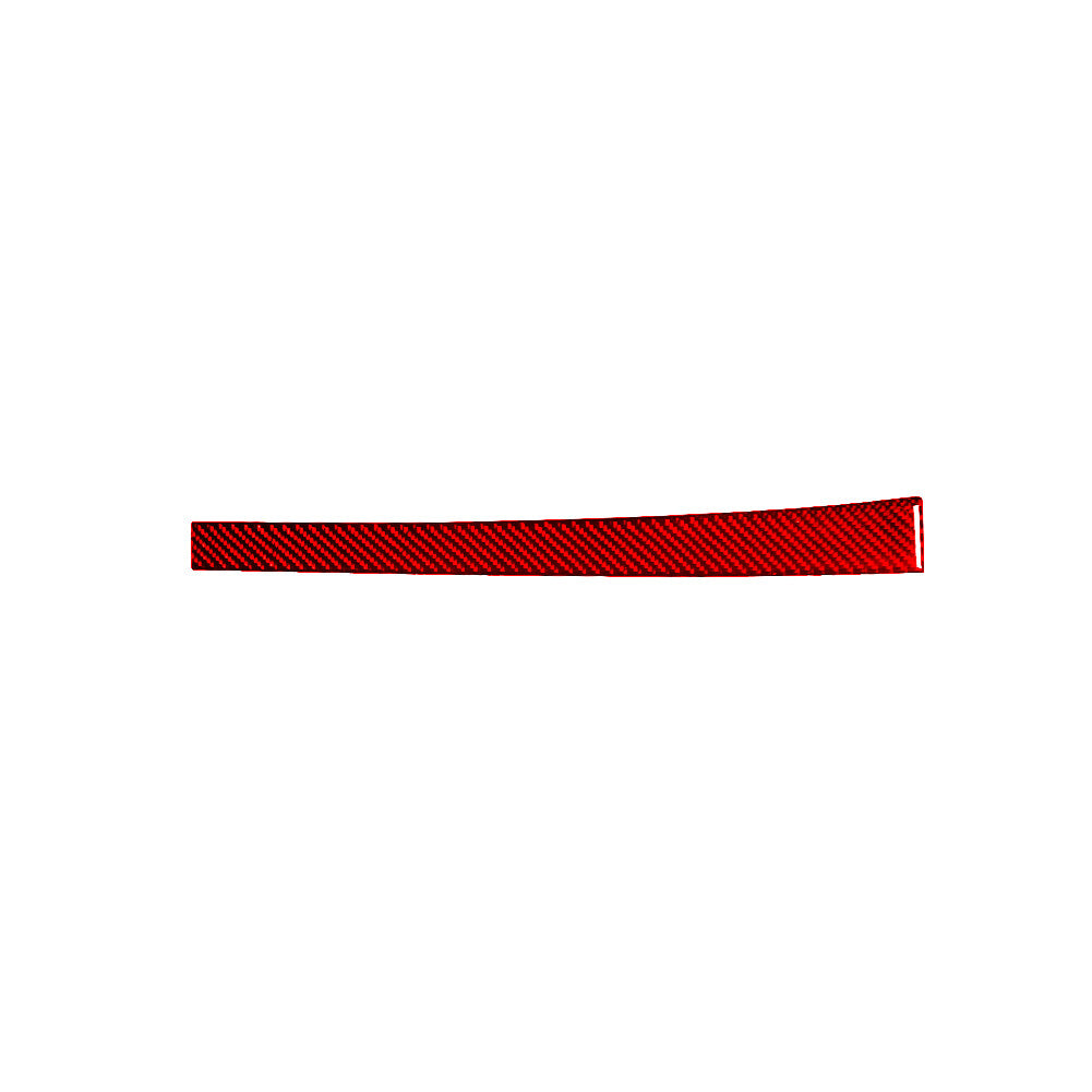 Red for Co -pilot Dashboard Trim Strip Cover Carbon Fiber for Chevrolet Camaro 16-18