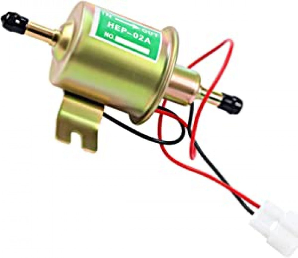 Electric Fuel Pump Low Pressure Heavy Duty Inline 12V Universal Metal Solid