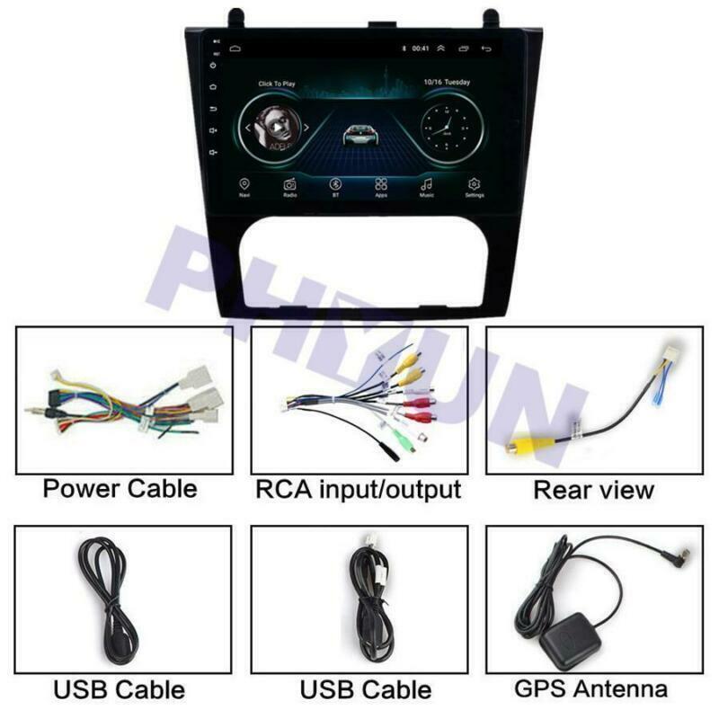 9 Android 10.1 Radio GPS Player Fit For 2008-12 for Nissan Altima Teana w/ Auto A/C