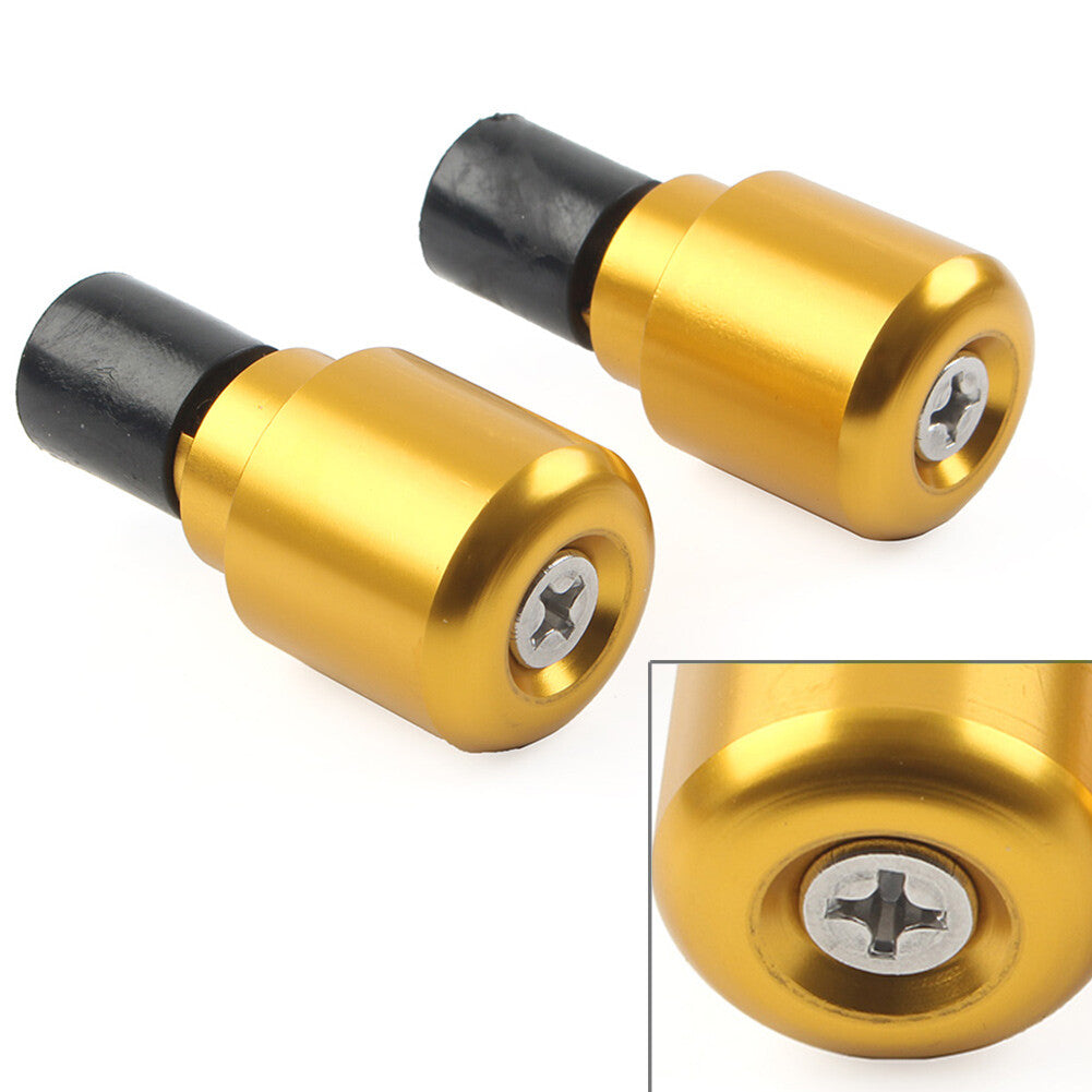 Lenkergriffe Bar End Slider Cap f¨¹r for HONDA CBR1000RR Motorrad Aluminum Gold