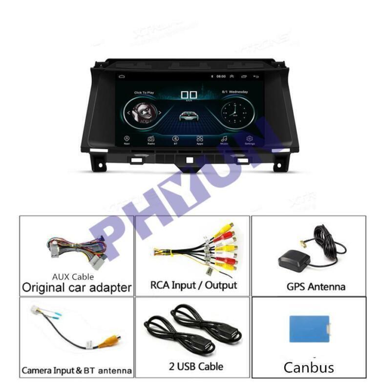 For 2008-2012 for Honda Accord 9 Android 9.1 Stereo Radio GPS Navigation 2GB+32GB