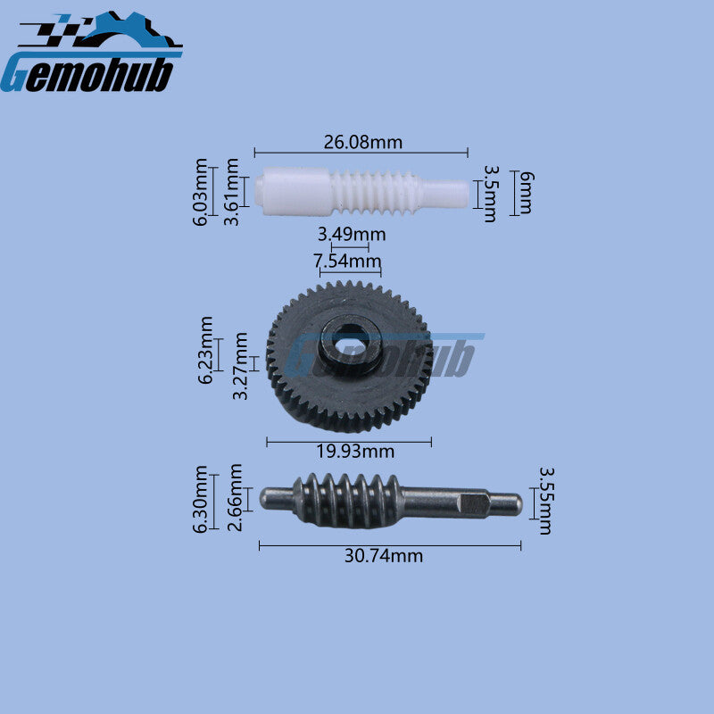 Side Wing Mirror Folding Gear Repair Kit for Mazda 2 3 5 6 Axela Demio