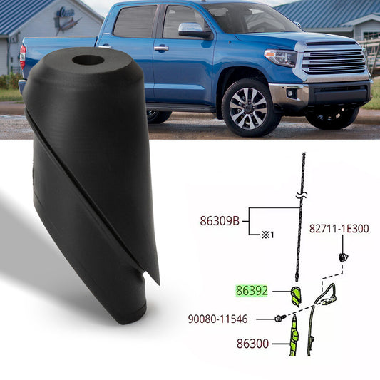 for Toyota Tundra 2014-2020 86392-0C030 Black Antenna Bezel Base Mount Ornament