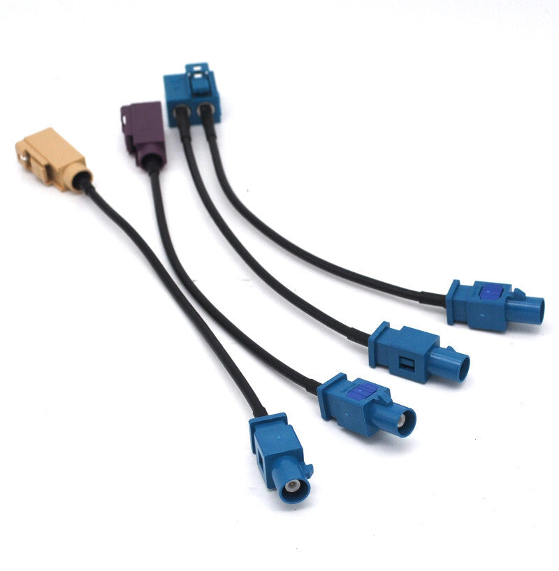 for BMW Mulf / Tcu On Combox Retrofit Antenna Adapter Plug Cable set of 3