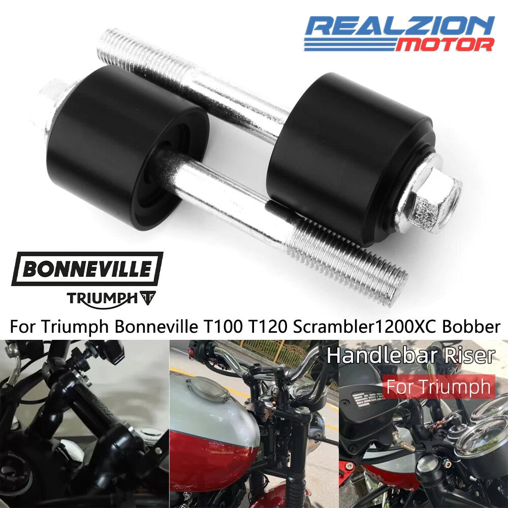 Riser Bar Mount Spacer for Triumph Bonneville T100 T120 Bobber Scrambler 1200XC