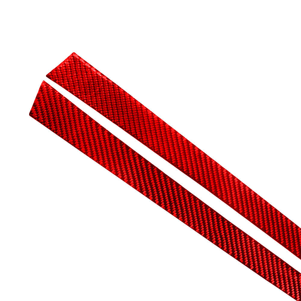 Red Carbon Fiber Door's Decorative Panel Cover Trim for Infiniti G37 2010-2013