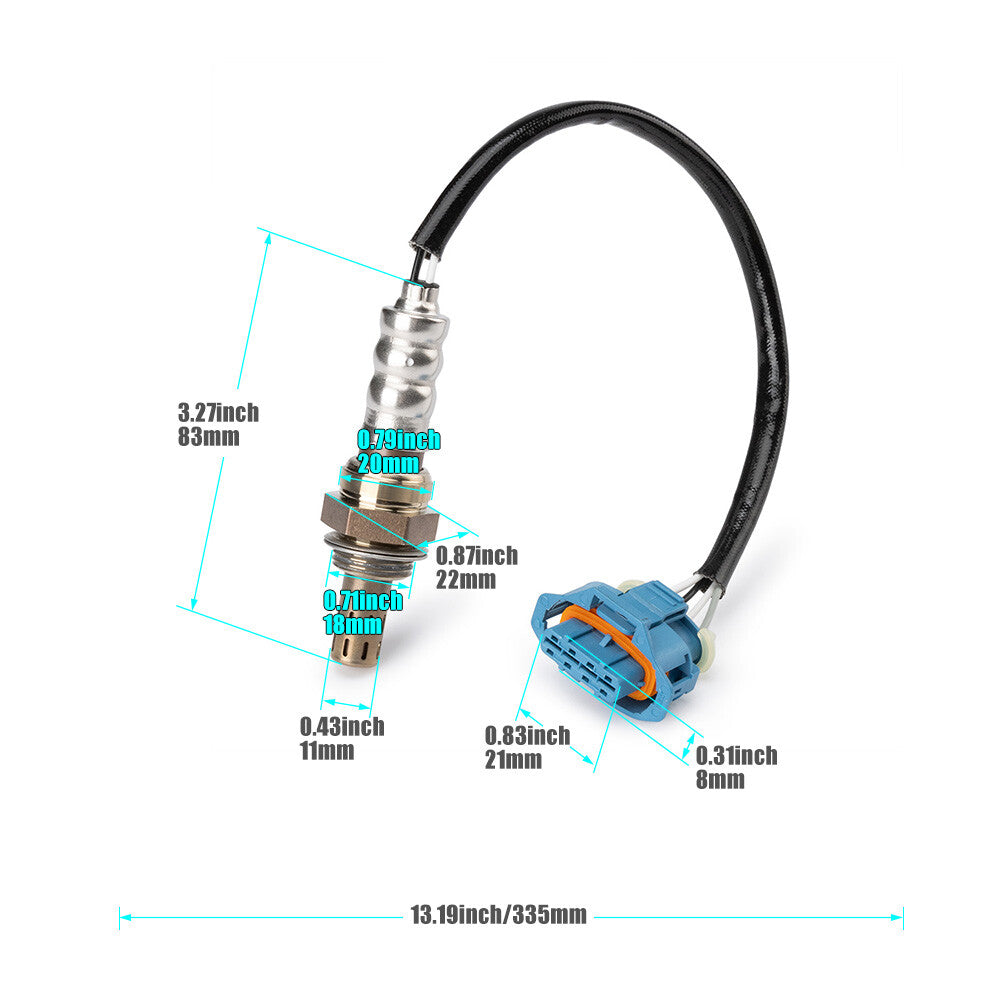 One-piece oxygen-air-fuel ratio sensor for Chevrolet for Cruze 1.6L and 1.8L (2010-18 55566648-)