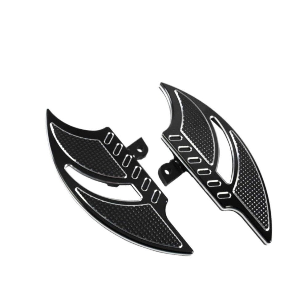 Floorboards Foot Pegs Footrest Pedals CNC Cut for Harley Touring Softail Fatboy