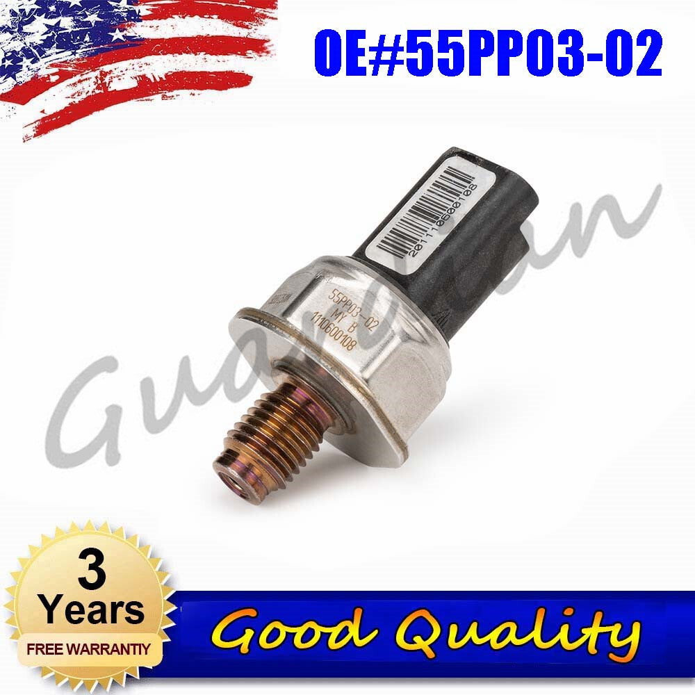 1-pack 55PP03-02 fuel rail pressure sensor replacement for SsangYong for Jaguar for Renault