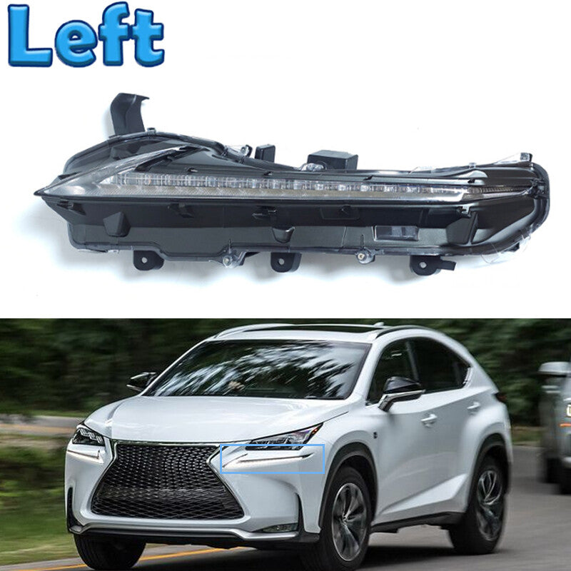 for Lexus F-Sport NX200t NX300h 2015-2021 LH Driving Lamp Daytime Running Light