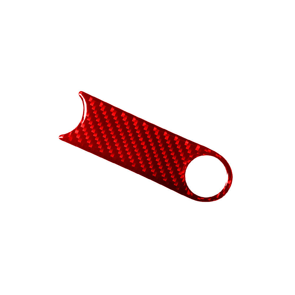 Red Carbon Fiber Push Start Button Frame Trim for Volkswagen for Tiguan 2013-2017