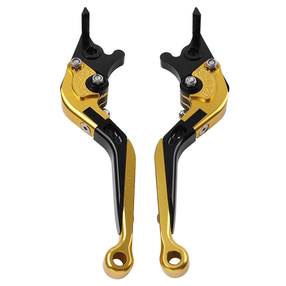 CNC Folding Extendable Brake Clutch Levers for Honda VFR1200/F 2010-2014 Gold