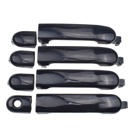 4Pcs Outside Door Handle Set Front Rear Left Right for 2007-2012 for Nissan Versa