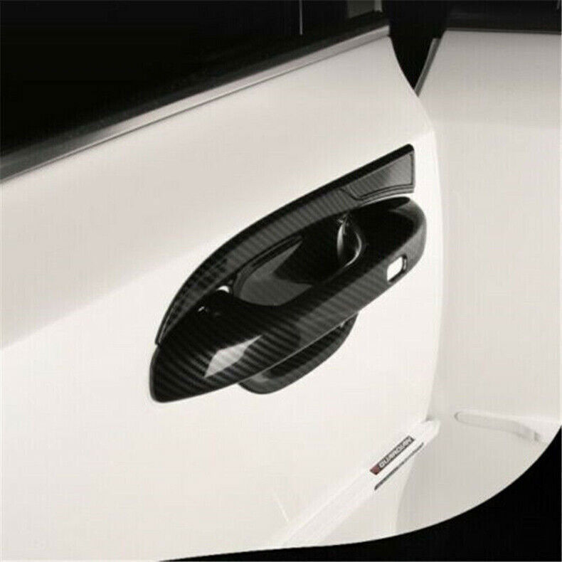 for Kia Sorento 21-2023 Carbon Fiber Side Door Handle Bowl Molding Cover Trim 8P