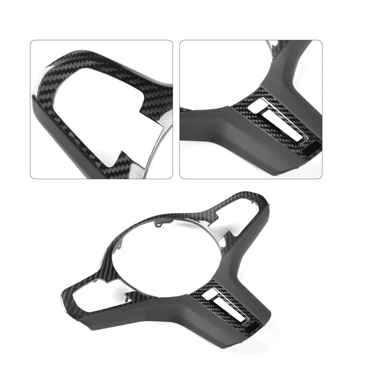 Carbon Fiber Heated Steering Wheel Trim fit for BMW M5 F90 F97 X3M F98 X4M 18-20 AT