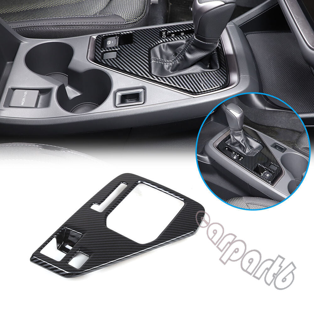 ABS Carbon Car Gear Panel Trim Accessories Cover for Subaru Crosstrek 2023-2024