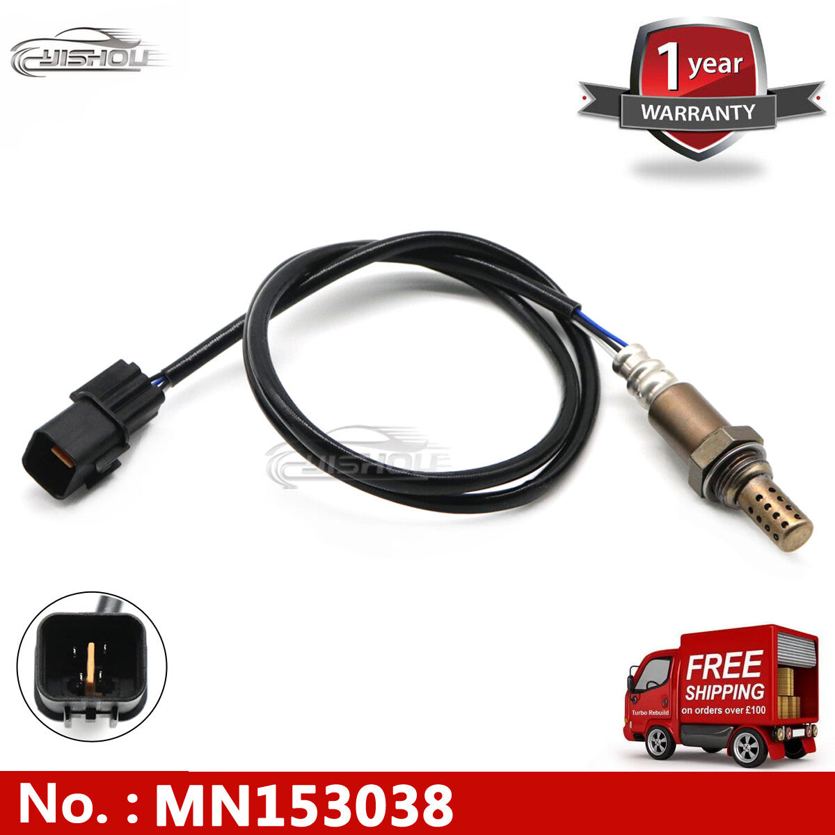 The MN153038 air-fuel ratio sensor is compatible with for Mitsubishi ECLIPSE GALANT MONTERO from 1995 to 2012.