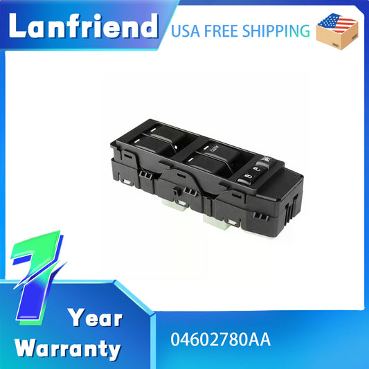 04602780AA Power Window Switch Fit for Dodge for RAM 1500 for Jeep Grand Cherokee 2014-2023