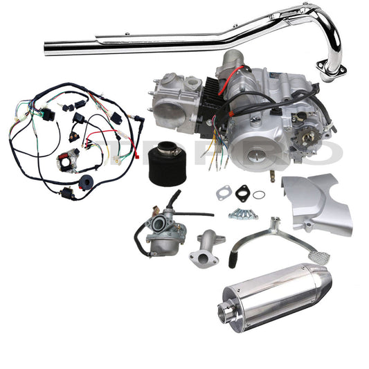 125cc Semi Auto Engine Motor 4 Stroke 70cc 90cc 110 ATV Quad Bike Go Kart Buggy