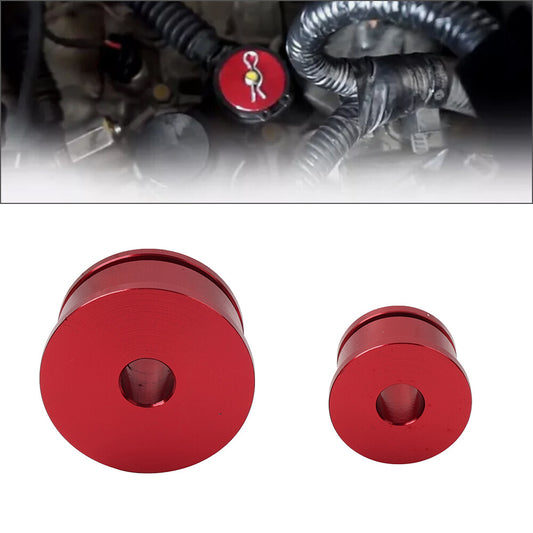Red Aluminum Shifter Cable Bushing Kit for Honda for Civic Si 02-05 Rsx Type-S 02-06