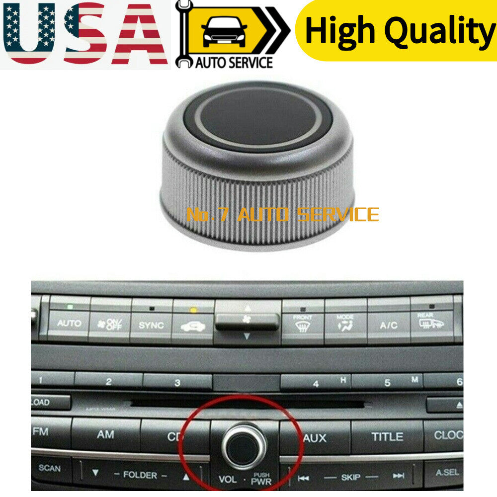 Car Volume Knob for Honda Accord 2008-2013 Crosstour 2011-2016 39103-TA0-A31