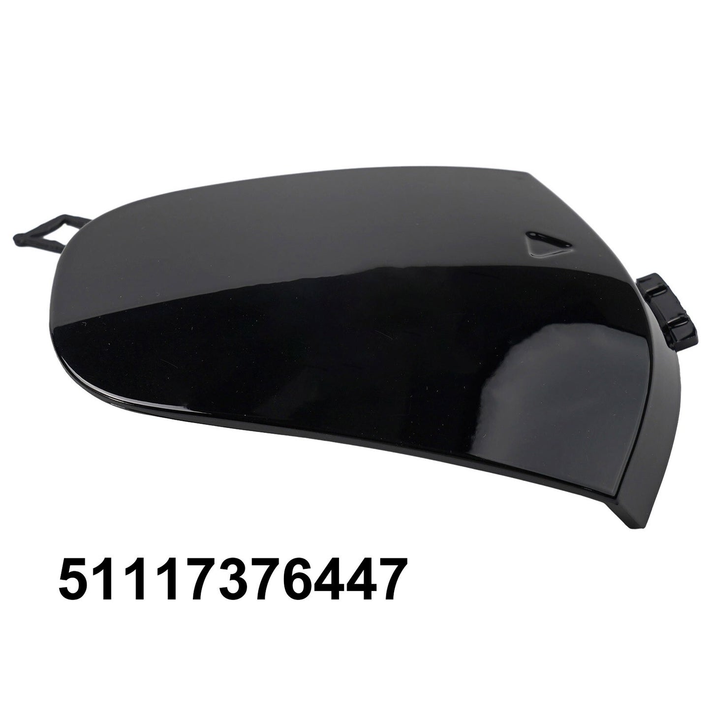 Gloss Black Front Bumper Tow Hook Eye-Cover 51117376447 for MINI Clubman F54