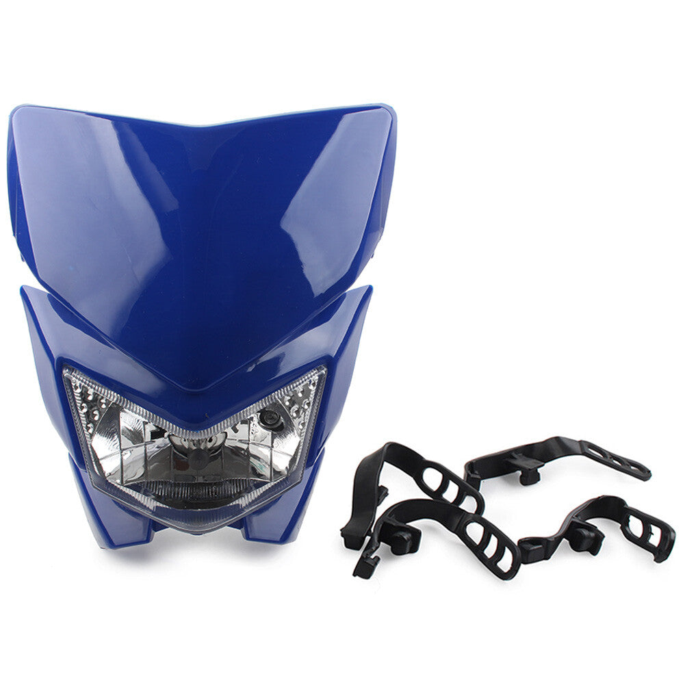 Frontscheinwerfer Verkleidung f¨¹r Mx Enduro Dirt Trail Bike Motor 250cc Blau
