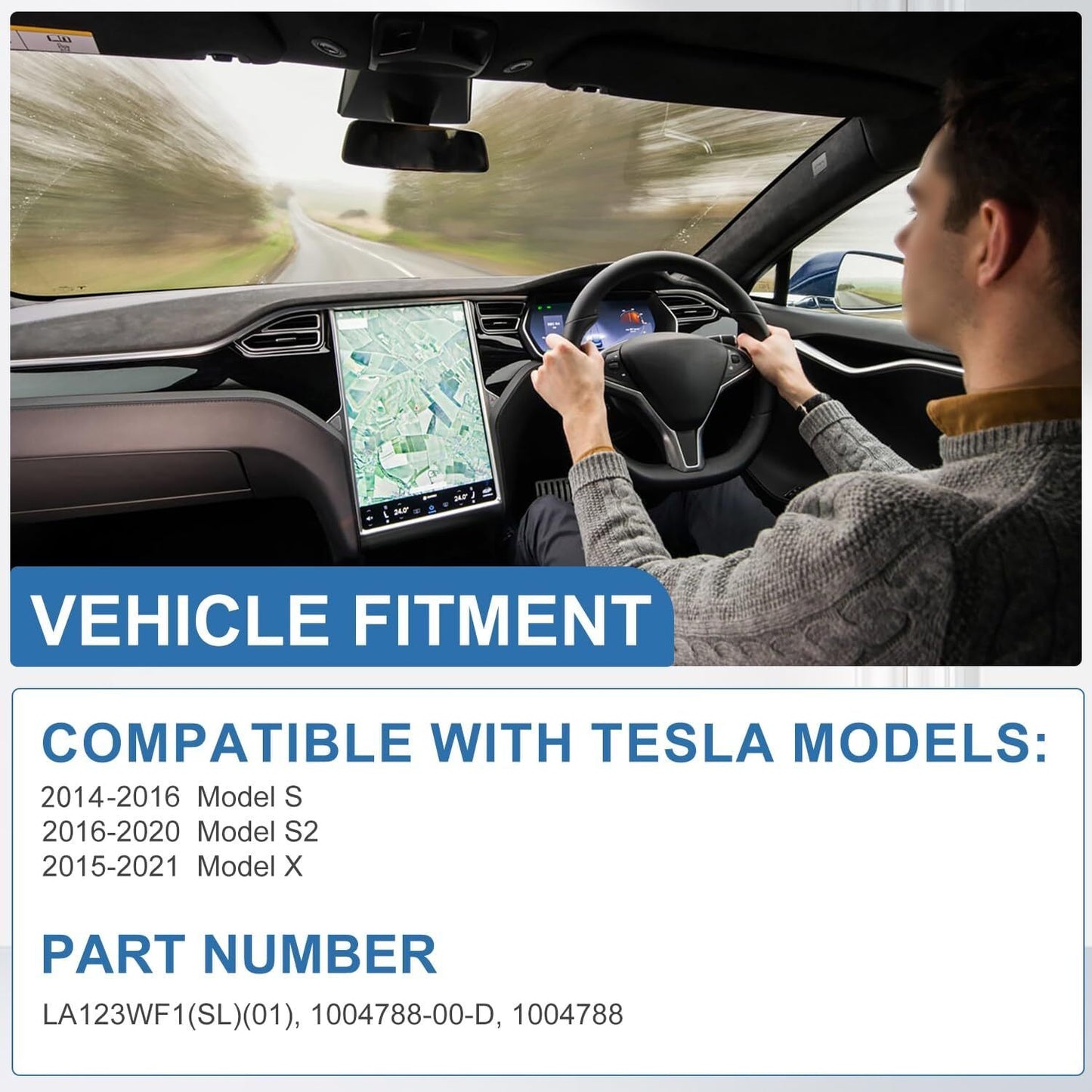 Display LA123WF1(SL)(01) for Tesla for Model S , S2, X GEN 2 Digital Instrument NEW