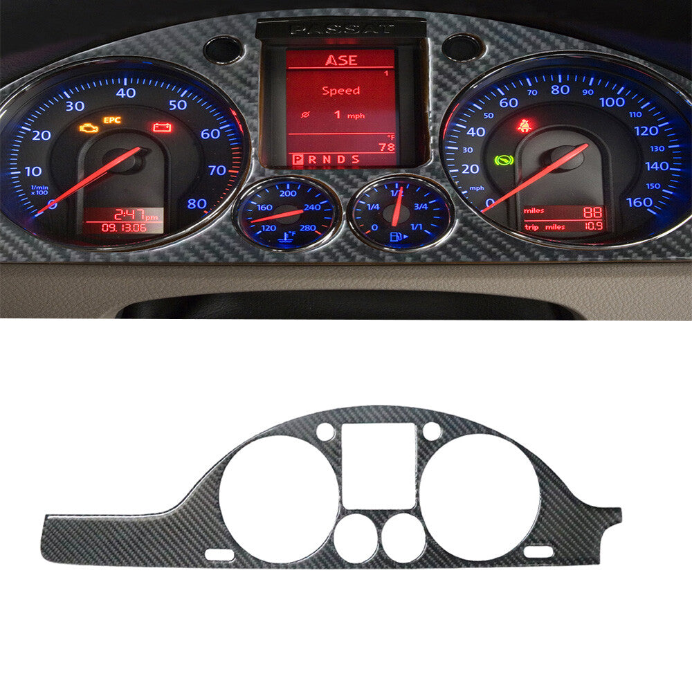 Carbon Fiber Interior Instrument Panel Cover for Volkswagen for Passat B6 2006-2010