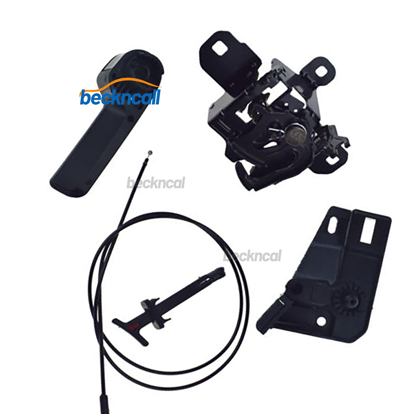 Hood Latch Pull Rod Release Handle Bracket Cable Kit for VW Eos for Jetta for Golf GTI