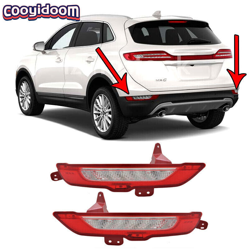 Rear bumper light marker light strip bulb assembly for Lincoln MKC 2015 2016 - 2019