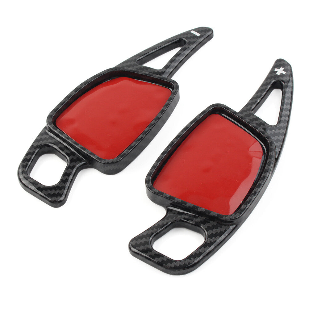 Black Steering Wheel Paddle Shifter Extension for Audi A3 A4 S4 A5 S5 A6 A7