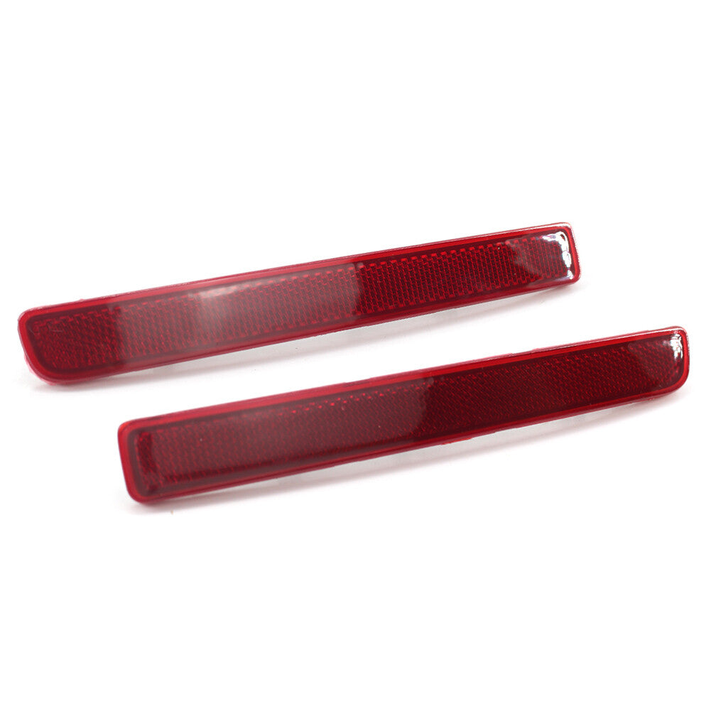 Rear Bumper Reflector Red Lens Warning Strip Pair for Land Rover Discovery 3 4