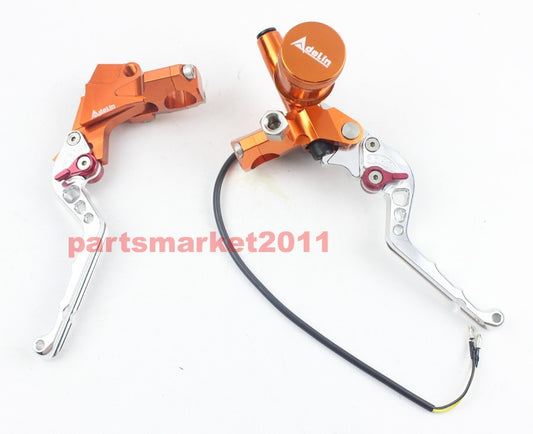 Adelin CNC PX-2 Brake Clutch Levers Master Cylinder For Ruckus Zoomer 7/8 orange