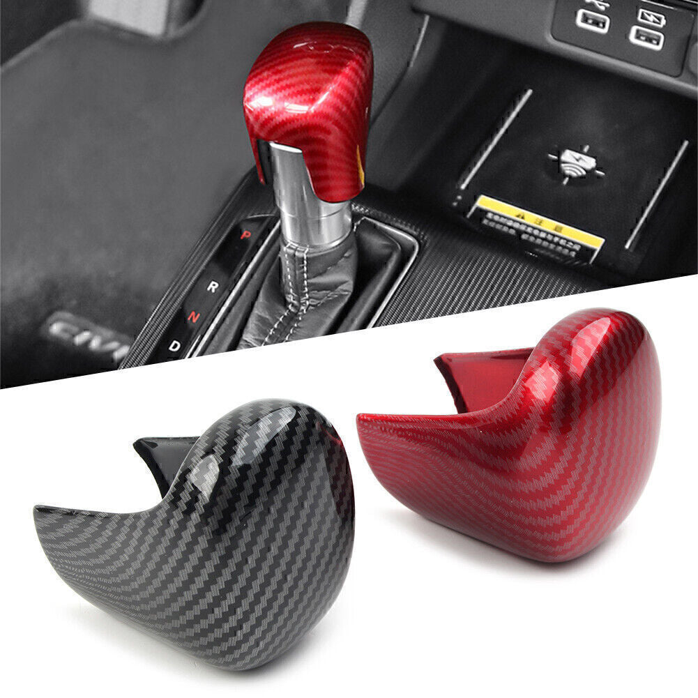 Internal gear shift cutter trim cover for Honda for Civic 11th 2022 Up, black/red