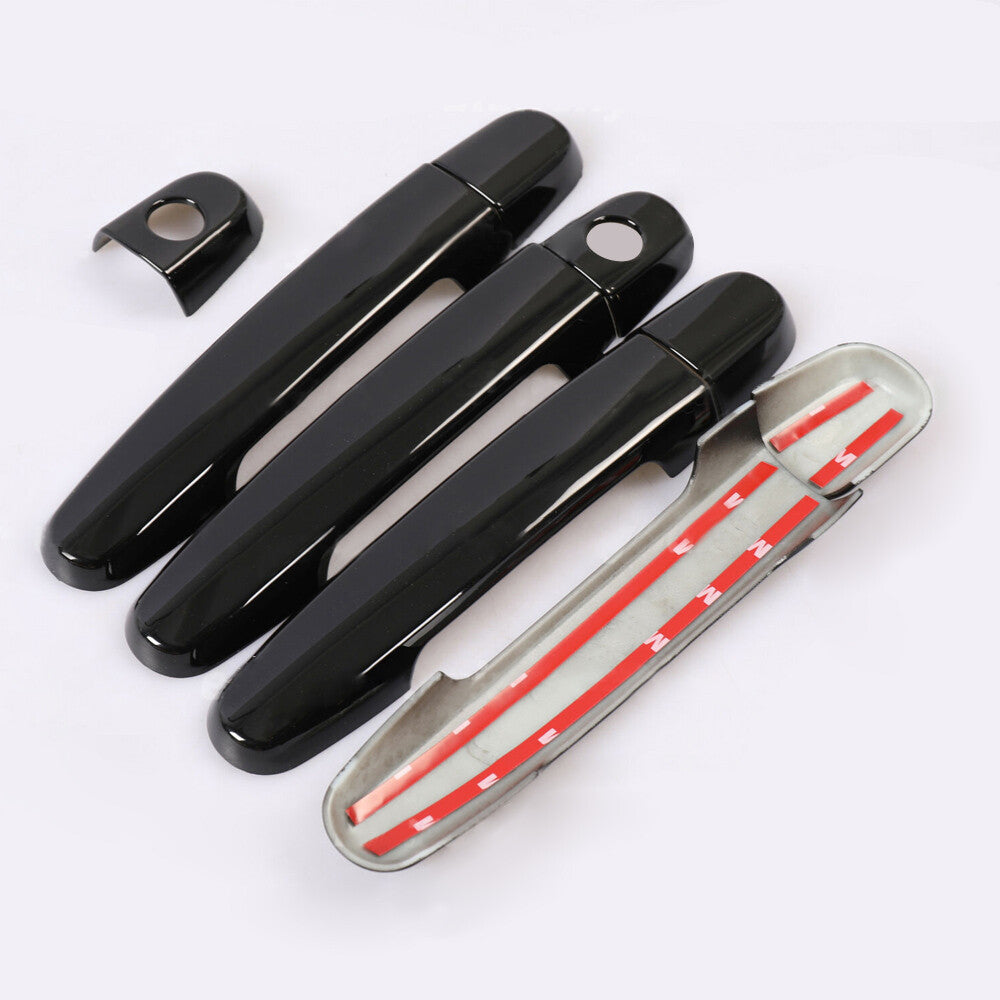 Glossy Piano Black Door Handle Covers Trims For 2003-2013 for Toyota for Corolla Sedan