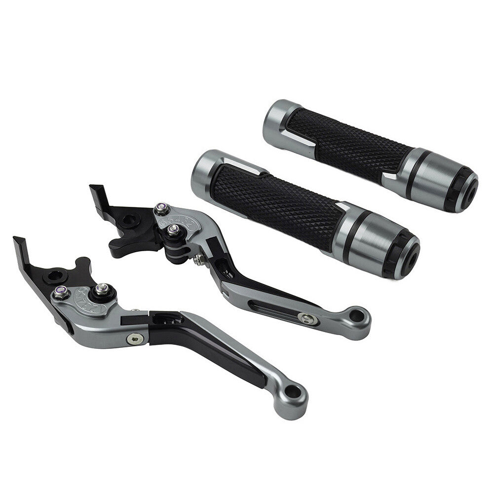 Folding Extendable Brake Clutch Levers Handlebar Grips Fit For Benelli TRK502/X