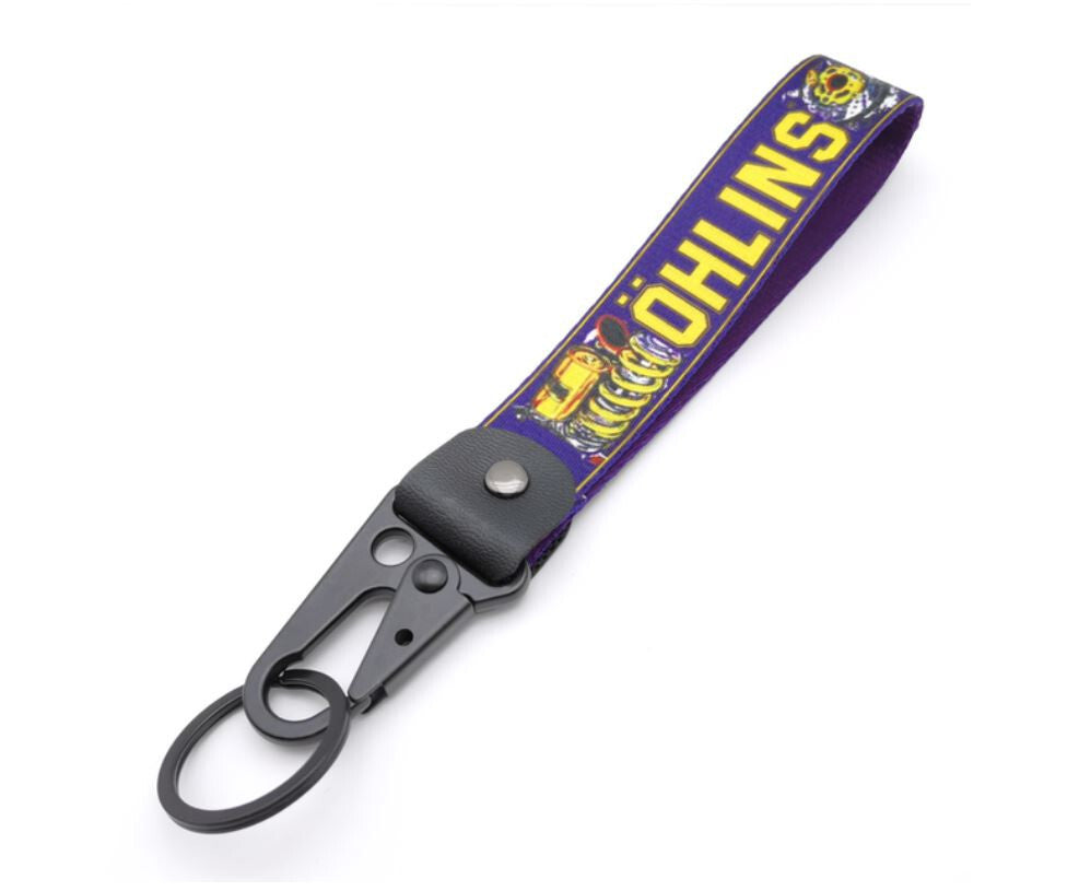 Car keychain/key ring with lanyard, car accessories for Mitsubishi Oulin