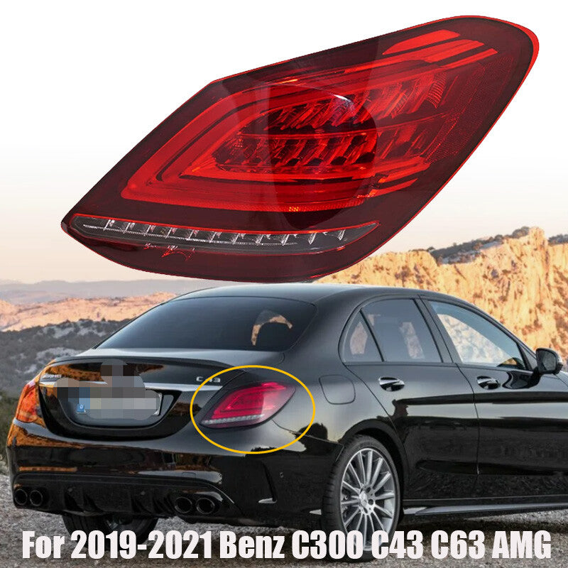 Passenger RH Side LED Tail Light For 2019 2020 21 for Mercedes Benz C300 C43 C63 AMG
